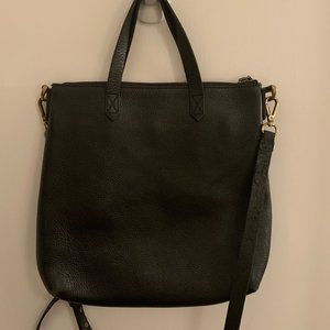 Madewell Zip-Top Transport Crossbody, Black